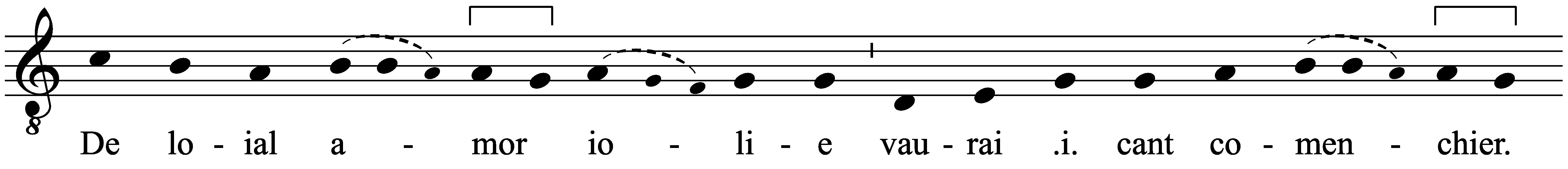 Work musical notation